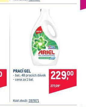Makro Ariel prací gel nabídka
