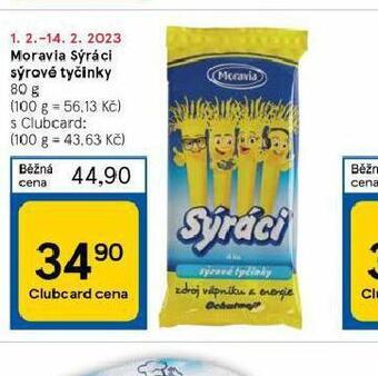 Moravia sýráci sýrové tyčinky
