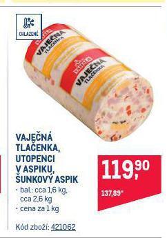 Makro Vaječná tlačenka nabídka