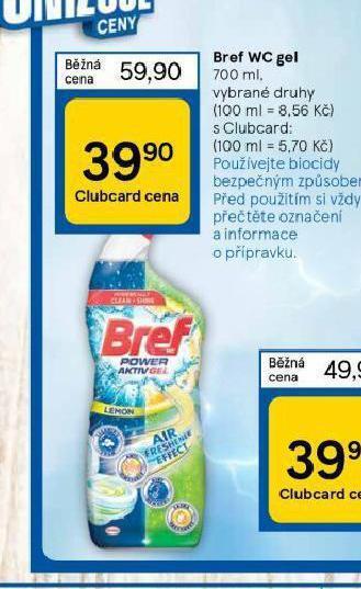Tesco Bref wc gel nabídka