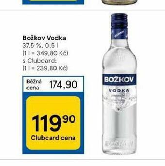 Tesco Božkov vodka nabídka