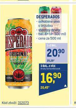 Makro Desperados nabídka