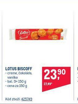 Makro Lotus biscoff nabídka