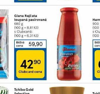 Tesco Giana rajčata loupaná pasírovaná nabídka