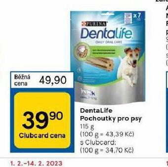 Tesco Dentalife pochoutky pro psy nabídka