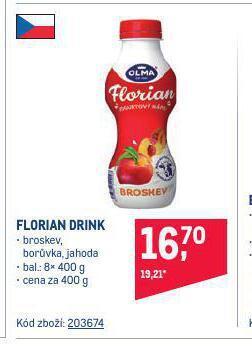 Makro Florian drink nabídka
