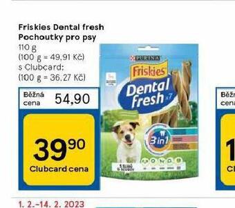 Tesco Friskies dental fresh pochoutky pro psy nabídka