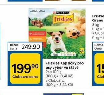 Tesco Friskies kapsičky pro psy nabídka