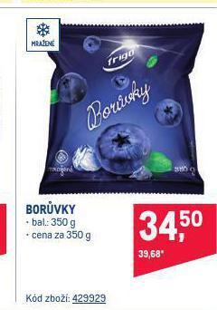 Makro Borůvky nabídka