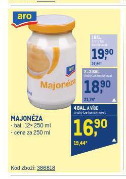 Makro Majonéza nabídka