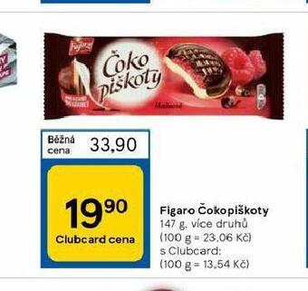 Tesco Figaro čokopiškoty nabídka