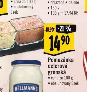Albert Pomazánka celerová grónská nabídka