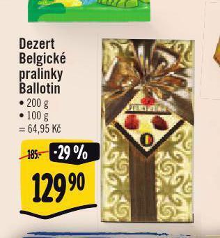 Albert Dezert belgické pralinky ballotin nabídka