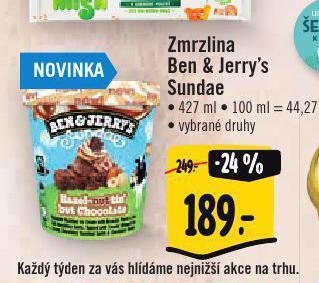 Albert Zmrzlina ben & jerry's nabídka