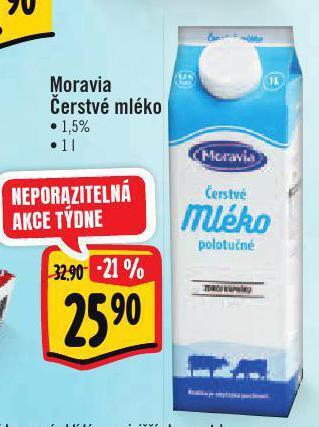 Albert Moravia čerstvé mléko nabídka