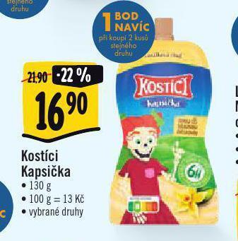 Albert Kostíci kapsička nabídka