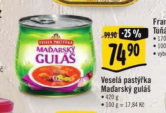 Albert Veselá pastýřka maďarský guláš nabídka