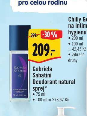 Albert Gabriela sabatini deodorant nabídka