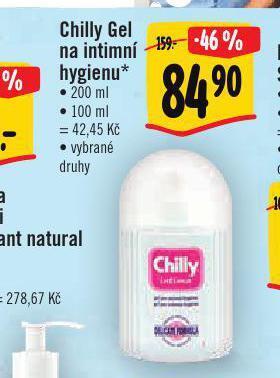 Albert Chilly gel pro intimní hygienu nabídka