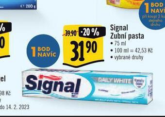 Albert Signal zubní pasta nabídka