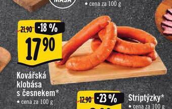 Albert Kovářská klobása s česnekem nabídka