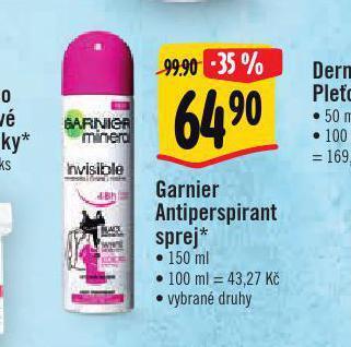 Albert Garnier antiperspirant nabídka