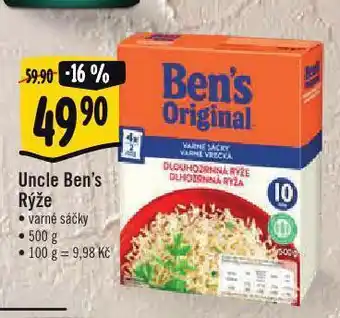 Albert Uncle ben's rýže nabídka