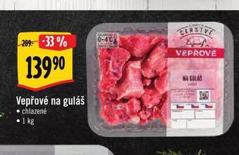 Albert Vepřové na guláš nabídka