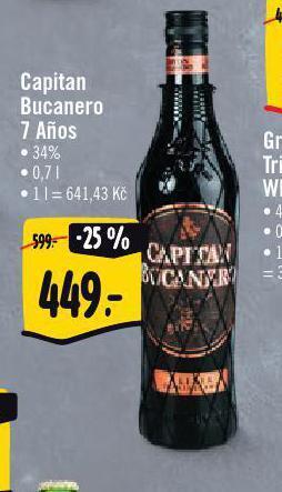 Albert Capitan bucanero elixír nabídka