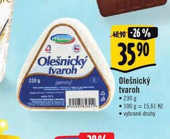 Albert Olešnický tvaroh nabídka