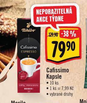 Albert Kávové kapsle cafissimo nabídka