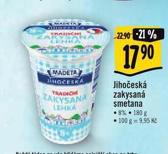 Albert Jihočeská zakysaná smetana nabídka