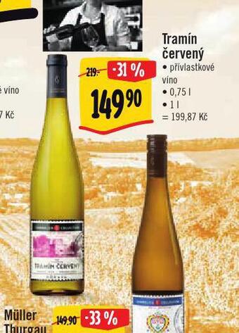 Albert Tramín červený nabídka