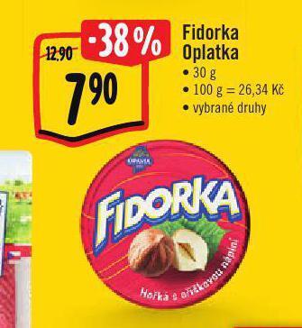 Albert Fidorka oplatka nabídka