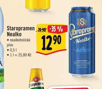 Albert Pivo staropramen nealkoholické nabídka