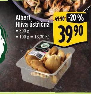 Albert Hlíva ústřičná nabídka