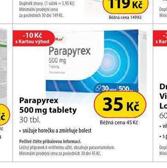 Dr. Max Parapyrex 500 mg tablety nabídka