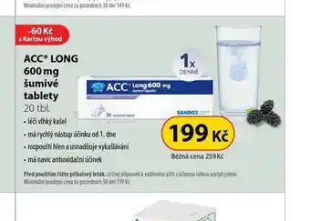 Dr. Max Acc long šumiví tablety nabídka