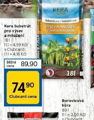 Tesco Kera substrát pro výsev a množení nabídka