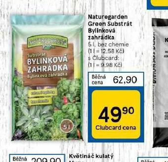 Tesco Naturegarden green substrát bylinková zahrádka nabídka