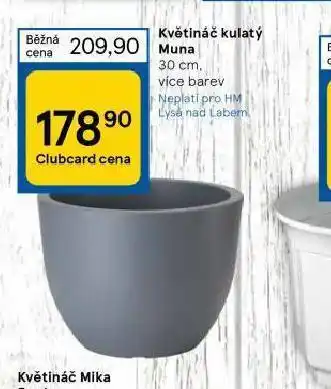 Tesco Květináč kulatý muna nabídka