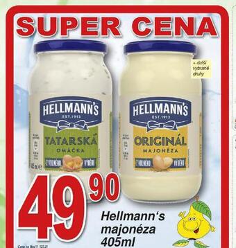Hruška Hellmann´s tatarská omáčka, majonéza nabídka