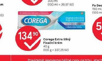 Tesco Corega extra silný fixační krém nabídka