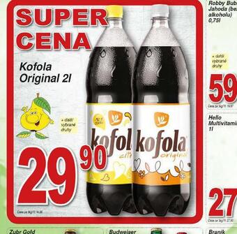 Hruška Kofola original 2l nabídka