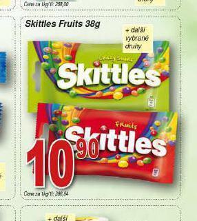 Skittles fruits