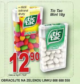 Hruška Tic tac mint nabídka