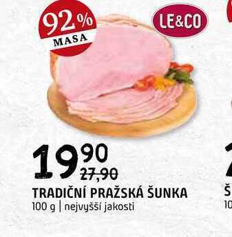 Terno Tradiční pražská šunka 100 g nabídka