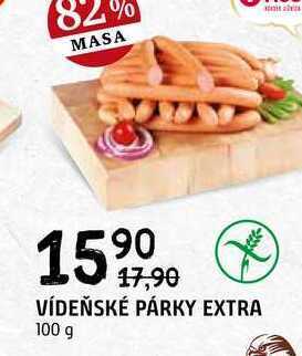 Terno Vídeňské párky extra 100 g nabídka