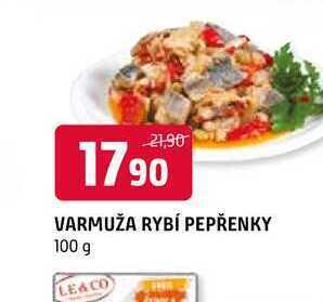 Terno Varmuža rybí pepřenky 100 g nabídka