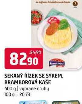 Terno Sekaný řízek se sýrem, bramborová kaše 400 g nabídka